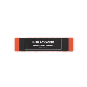 Blackwing Replacement Erasers - Red (Set of 10)