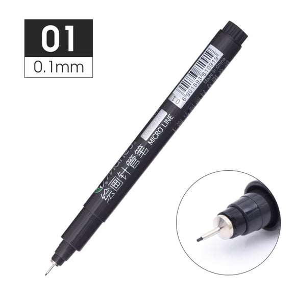马利勾线笔 绘画针管笔 绘图笔 描边笔 Micro Line 0.1