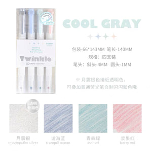 RosyPosy Twinkle闪闪荧光笔 COOL GREY