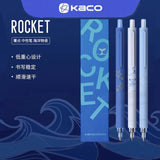 KACO新款限定菁点海洋物语中性笔3支装黑色水笔芯0.5按动式低重心