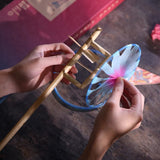 自然造物老北京风车DIY手工玩具儿童趣味益智复古传统汉服礼物
