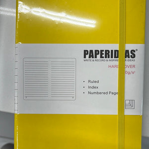 Paperideas 横线本 硬壳 黄色 A5 Paperideas Ruled Hardcover Notebook YELLOW A5