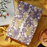 真我 葡萄成熟时 重工刺绣手工布书衣 手账本A6 Traditional Embroidery Journal Notebook