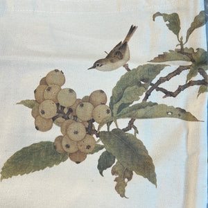 帆布袋：枇杷山鸟图