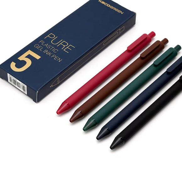 国风系列壹 中性笔 5支装 KACO Gel Ink Pen Retro