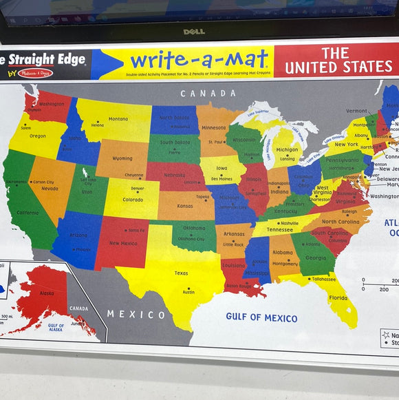 Write-a-Mat - US Map
